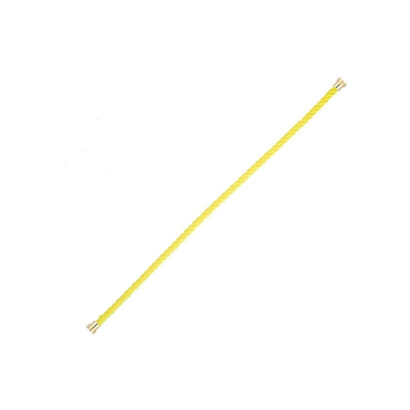 Câble moyen modèle FRED Force 10 en corderie jaune fluo