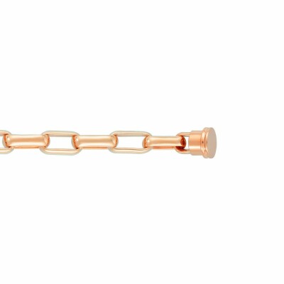 FRED interchangeable cable, large size, pink gold, pink gold end caps