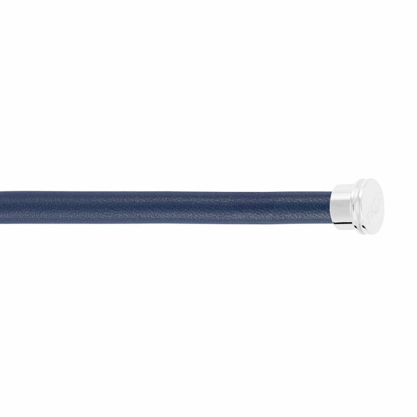 FRED Chance Infinie large size cable, navy blue leather
