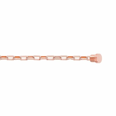 FRED interchangeable cable, medium size, pink gold, pink gold end caps