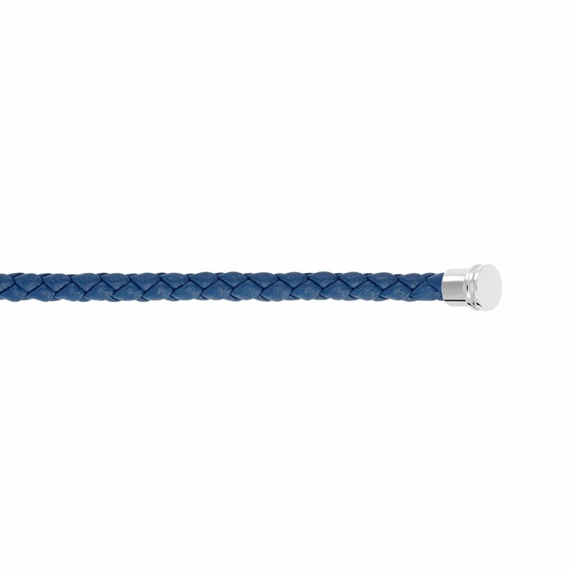 Câble moyen modèle FRED Chance Infinie en cuir bleu