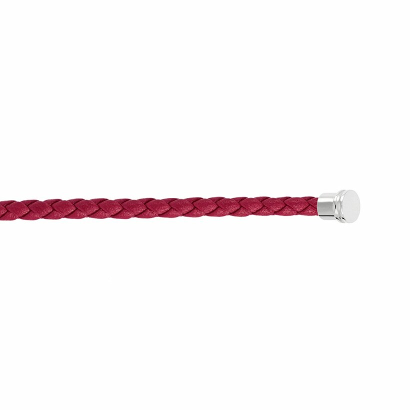 FRED Chance Infinie medium size cable, red leather