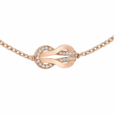 Bracelet FRED Chance Infinie PM en or rose et diamants