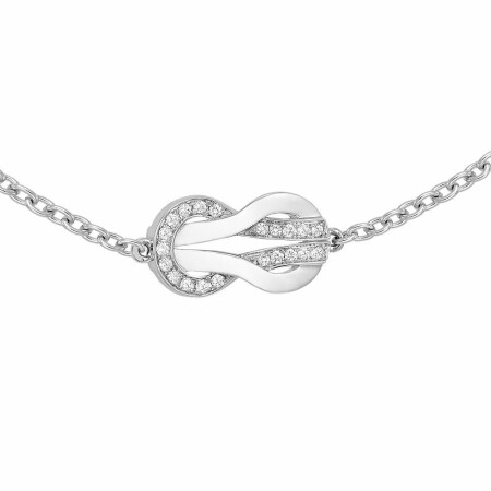 FRED Chance Infinie bracelet, small size, white gold, diamonds