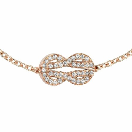 FRED Chance Infinie bracelet, medium size, rose gold, diamonds