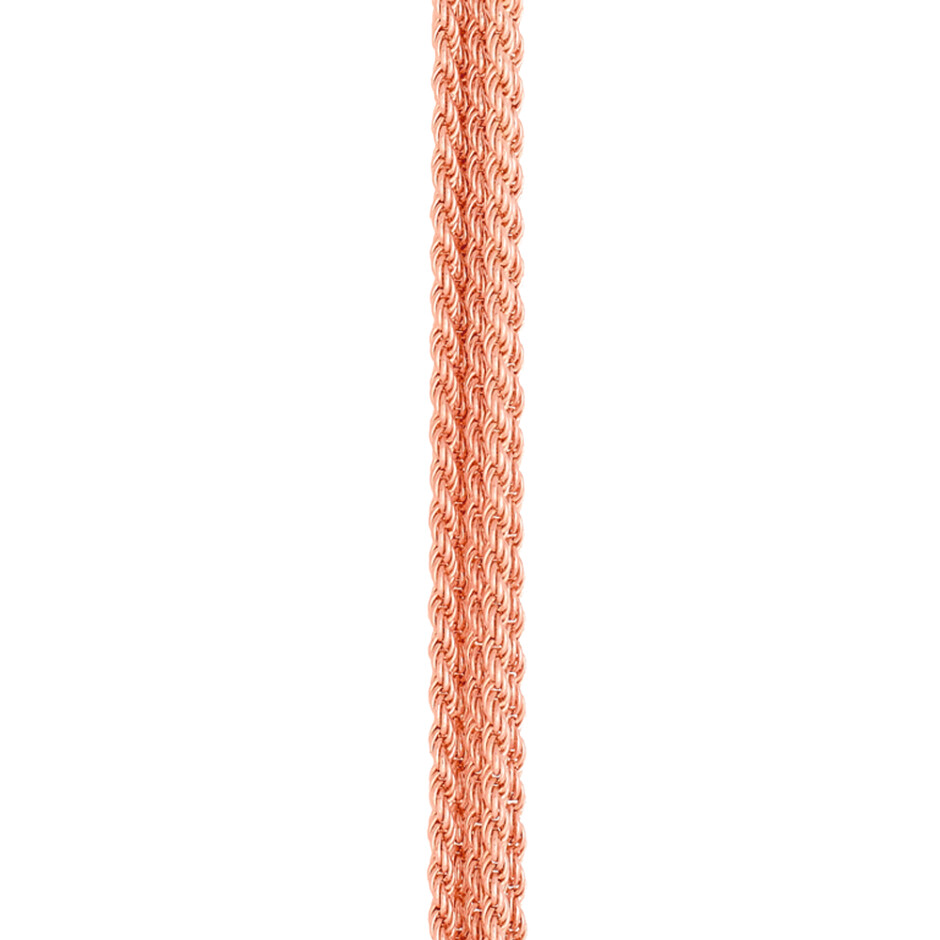 Câble pour bracelet FRED moyen modèle en or rose