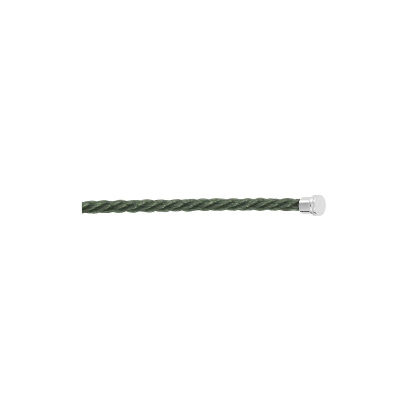 FRED interchangeable medium model cable, khaki rope with steel clasp