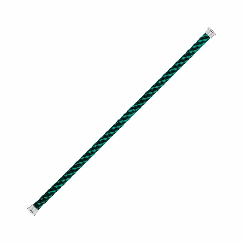 FRED interchangeable cable, large size, emerald cord, steel clasp