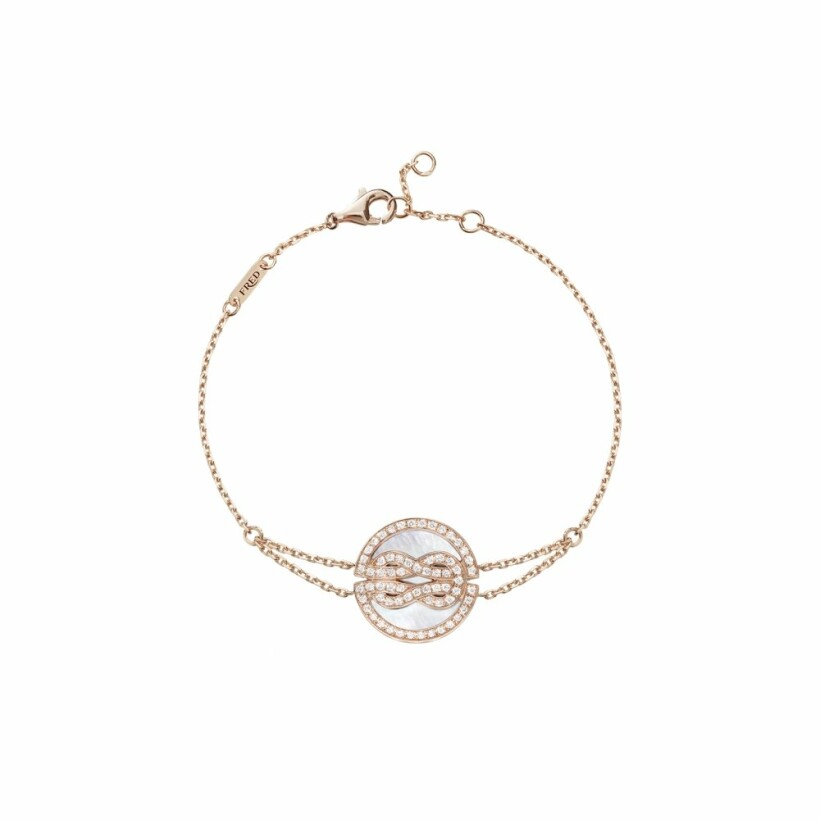 FRED Chance Infinie bracelet, rose gold, mother-of-pearl, diamonds