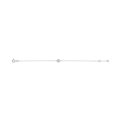 Bracelet en or blanc et diamant 0.02ct