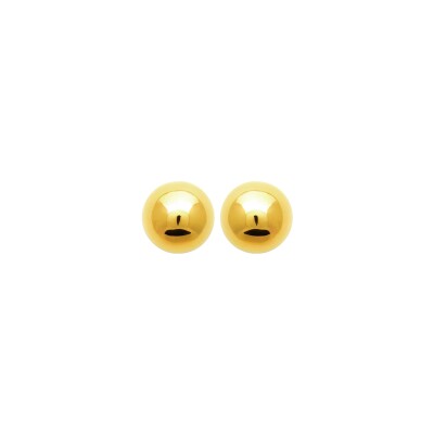 Boucles d'oreilles en acier pvd doré
