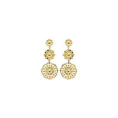 Boucles d'oreilles en plaqué or