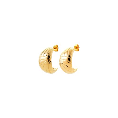 Boucles d'oreilles en plaqué or