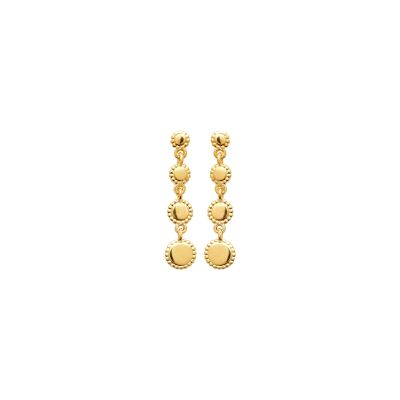 Boucles d'oreilles en plaqué or