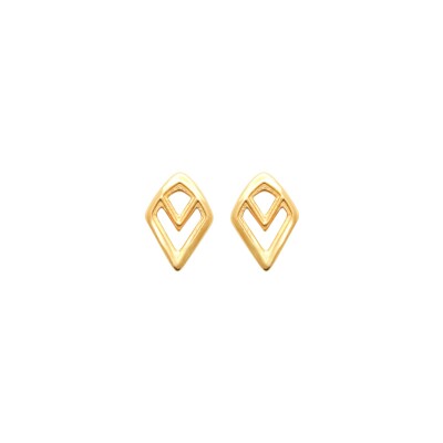 Boucles d'oreilles en plaqué or