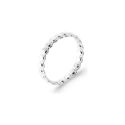 Bague en argent rhodié