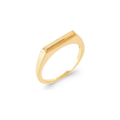 Bague en plaqué or