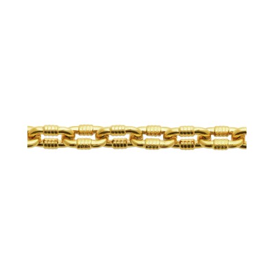 Bracelet en acier pvd doré