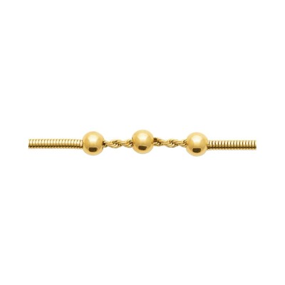 Bracelet en acier pvd doré