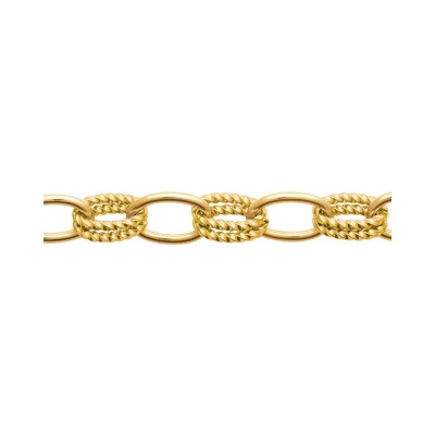 Bracelet en acier pvd doré