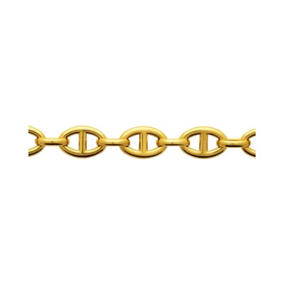 Bracelet en acier pvd doré