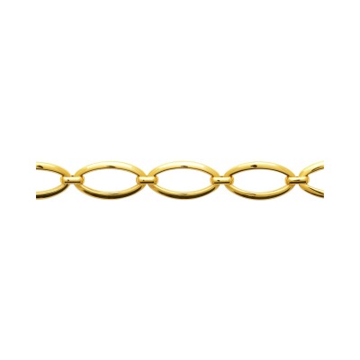 Bracelet en acier pvd doré