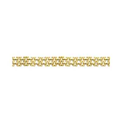 Bracelet en acier pvd doré