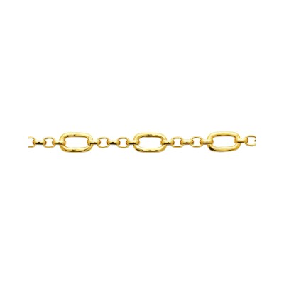 Bracelet en acier pvd doré