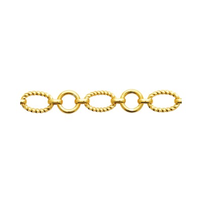 Bracelet en acier pvd doré
