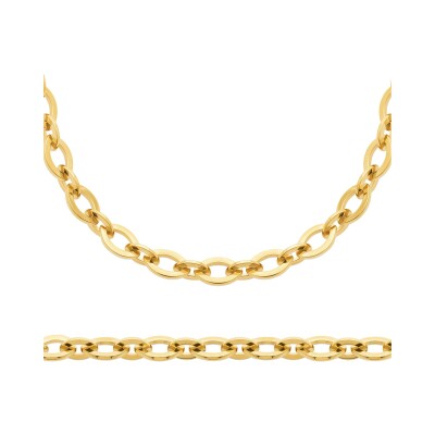 Bracelet en acier pvd doré