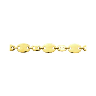 Bracelet en acier pvd doré