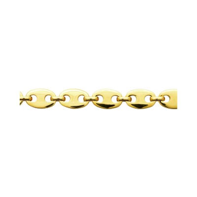 Bracelet en acier pvd doré