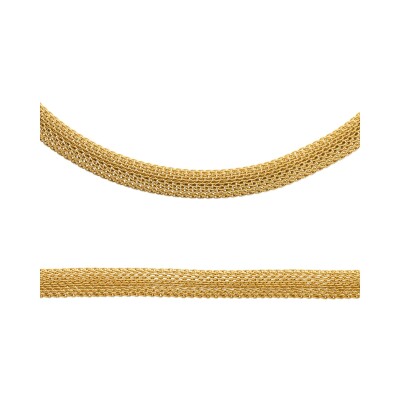 Bracelet en acier pvd doré
