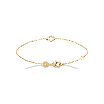 Bracelet en plaqué or et oxyde de zirconium