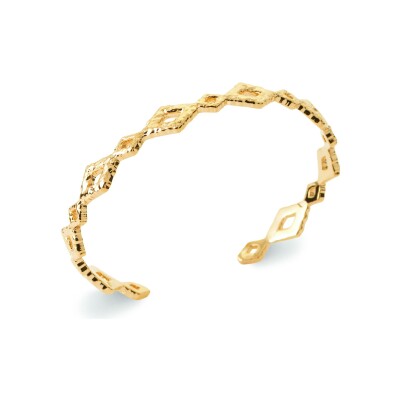 Bracelet jonc en plaqué or