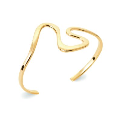 Bracelet jonc en plaqué or