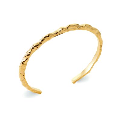 Bracelet jonc en plaqué or