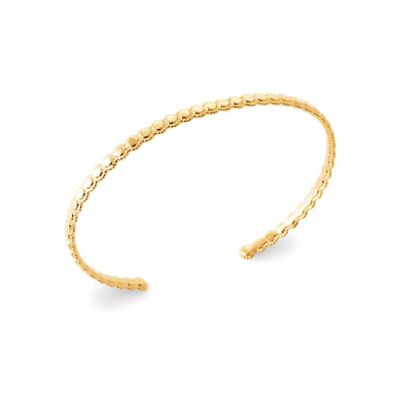 Bracelet jonc en plaqué or