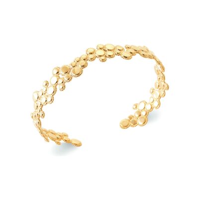Bracelet jonc en plaqué or