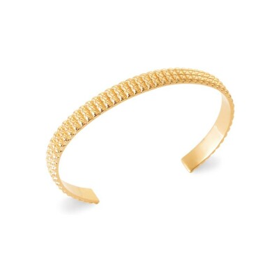 Bracelet jonc en plaqué or