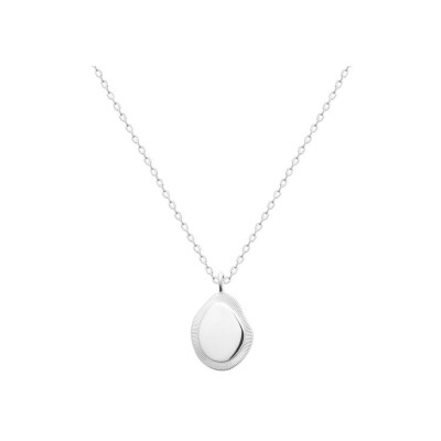 Pendentif en argent rhodié