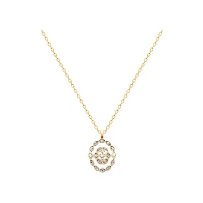 Pendentif en plaqué or et oxyde de zirconium