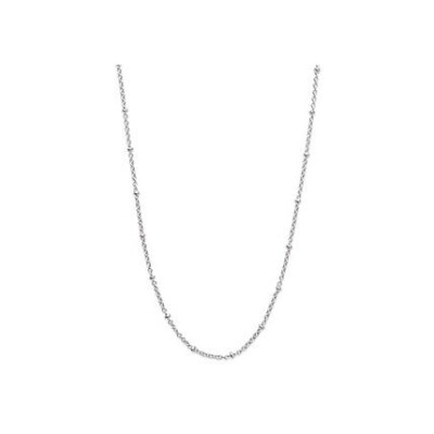 Chaîne en argent rhodié - 50cm