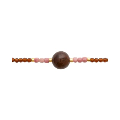 Bracelet en acier pvd doré - 18cm