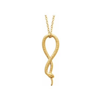 Collier en acier pvd doré - 50cm