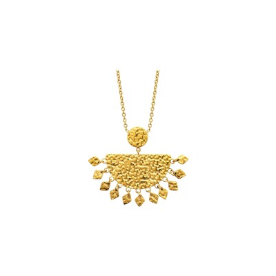 Collier en acier pvd doré - 50cm
