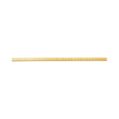 Bracelet en acier pvd doré - 19cm