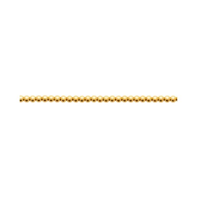 Bracelet en acier pvd doré - 21cm