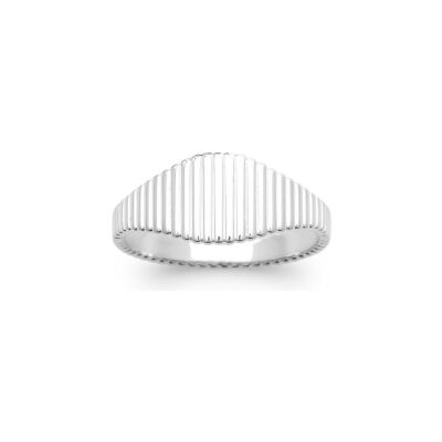 Bague en argent rhodié