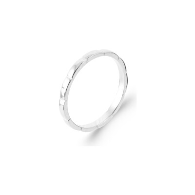 Bague en argent rhodié